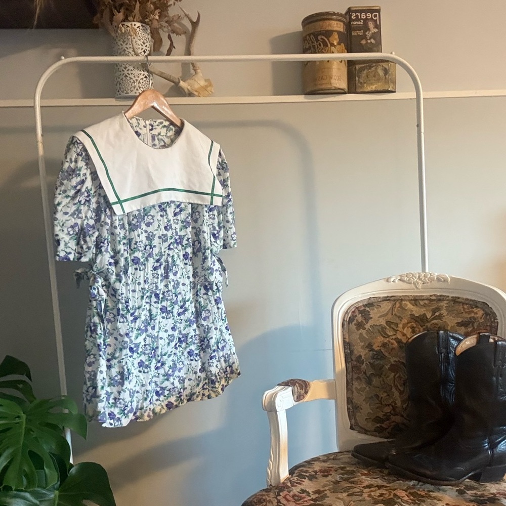 Plus Size Maternity Vintage Floral blouse